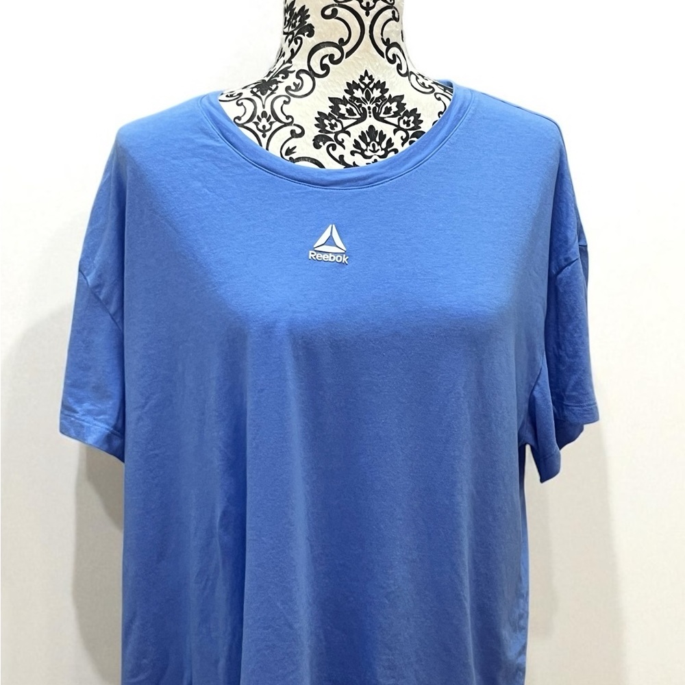 Reebok Women's Sky Blue Short Sleeve Tee - Picture 1 of 3